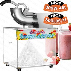Commercial Ice Cub Shaved Ice Machine Premium Quality Ice Shaver Snow Cone Maker