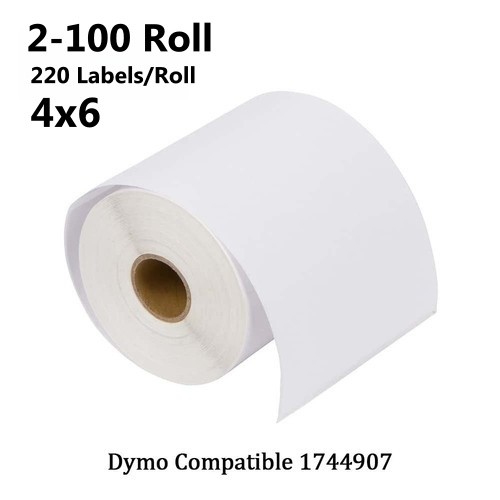 220/Roll 4×6 Thermal Postage Labels Compatible with Dymo 4XL 1744907 2-100