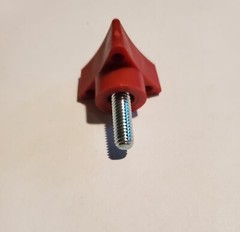M6X15 Plastic Knob Thumb Screw Tee Wing NEW 10 pack Red 516684