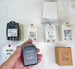 PLUG-IN TRANSFORMER ASSORTMENT *Lot of 8* 12V through 24V See Description