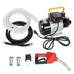 110V AC 16GPM Diesel Oil Fuel Transfer Pump Kit Electric Self-Priming w/ Nozzle
