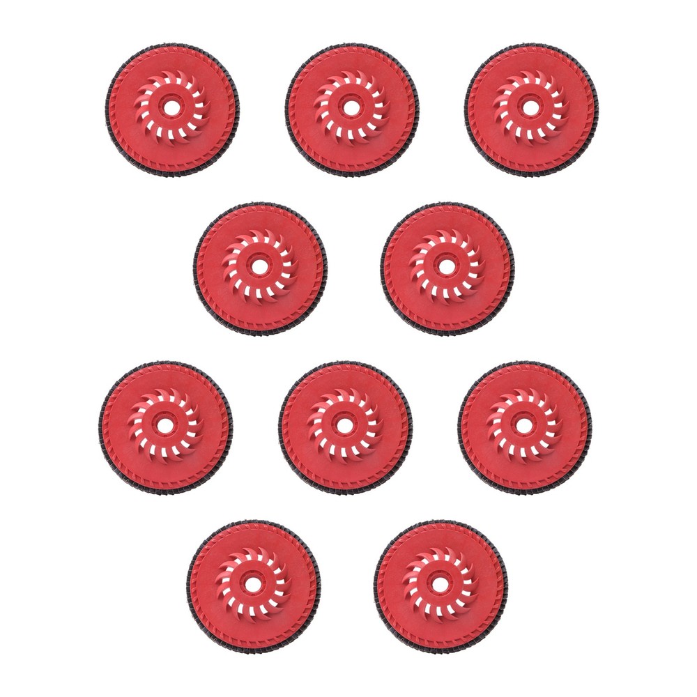 10Pcs 4-1/2″ Ceramic Grain Flap Sanding Disc for Stainless Steel, Sheet Metal
