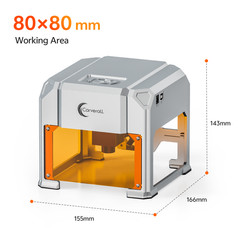 Carverall Mini Portable Laser Engraver for Wood Leather Bamboo Desktop DIY