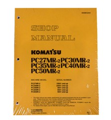Komatsu PC27MR-2, PC30MR-2, PC35MR-2 Excavator Service Repair Manual #SEBM032405