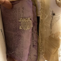 Junk Journal Intercession, Coffee Stain Pages