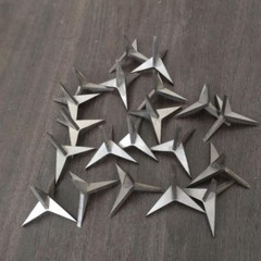 50PC Tire Puncture Spikes Heavy Portable Duty Carbon Steel Triangle Road Spikes▱