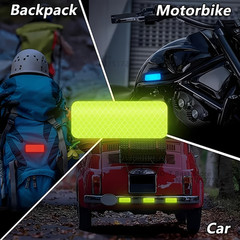 Reflective Stickers 10-80 PCS High Visibility Reflective Tape Waterproof Strips
