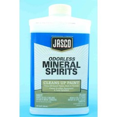 Jasco Odorless Mineral Spirits • Cleans Up/Thins Paint, Stain, Varnish, Brushes