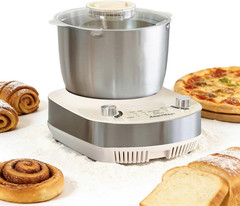 7.4QT Electric Dough Mixer with Timer for Bread, Pizza & Sourdough Baking
