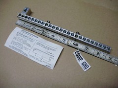 ITE Siemens GB20-1, 20 Position Ground Bar With 2/0 Lug