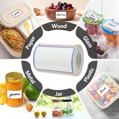 300 Pcs 2×3 Inch Blank Removable Freezer Labels, 2×3 inches, Bright