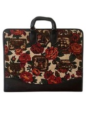 Vintage national spec floral heavyweight tapestry business portfolio /Organizers