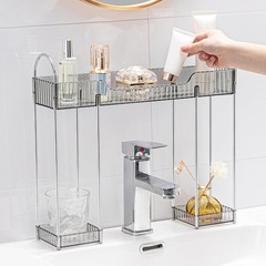Bathroom Countertop Organizer Over The Faucet, Narrow Counter Organizers Above