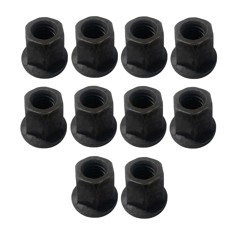 Flange Nut Heat Treated Steel Black Oxide 5/8″-11, 1/2″-13, 3/8″-16, 5/16″-18