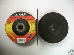 4″ X 3/64″ X 5/8″ Type 42 Metal Cut Off Wheels Depressed Center, Star, 50pc