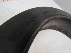 Bearcat 26″x5″x20″ Press On Solid Rubber Smooth Forklift Tire Wheel