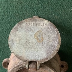 Vintage Buffalo NIAGARA Oil Meter, Gallons, Cast Iron, New York, USA