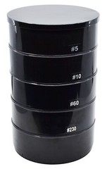 6 Piece Stackable Assorted Mesh Sieve Set, 7 Inch – Plastic – Eisco Labs
