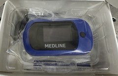 Medline Soft-Touch Finger Pulse Oximeter OLED Display HCSM70S
