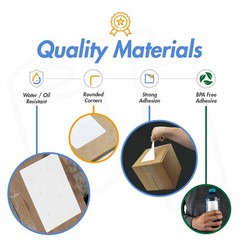 2.25″ x 0.75″ Direct 1 Inch Core – 2.25 x 0.75 – Prime – 04 Rolls, White
