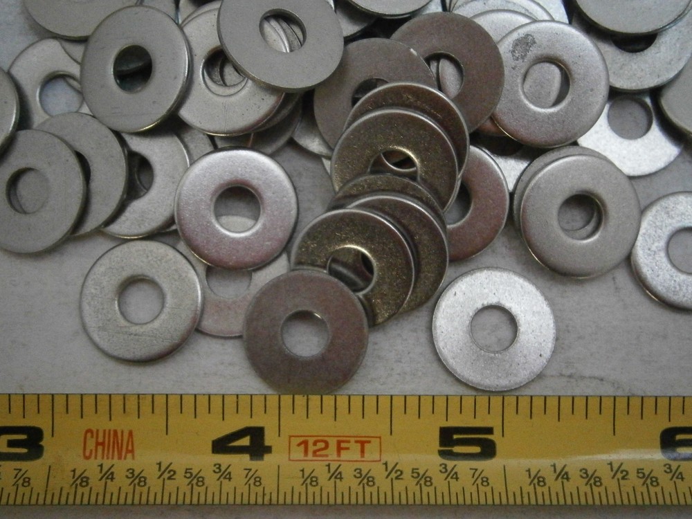 Flat Washers M5 DIN 9021B Stainless Steel Lot of 100 #4419