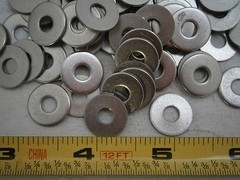 Flat Washers M5 DIN 9021B Stainless Steel Lot of 100 #4419