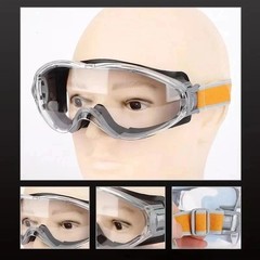 Safety Goggles Over Glasses Anti Fog Scratch Resistant Eye Protection Adjustable