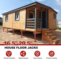 4PCS House Floor Jacks 16.5-20.5″ Adjustable Screw Jacks Post Foundation 6600lbs