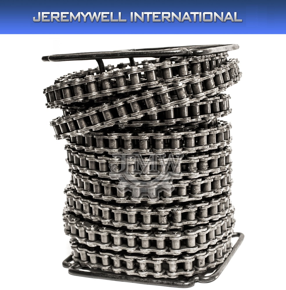 #80H Heavy Duty Roller Chain 50 Feet with 5 Connecting Links