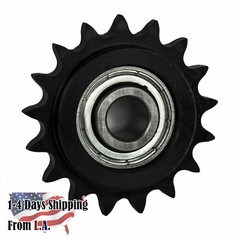 Jeremywell #40 Roller Chain Idler Sprocket 1/2″ Bore Hardened 17 Tooth