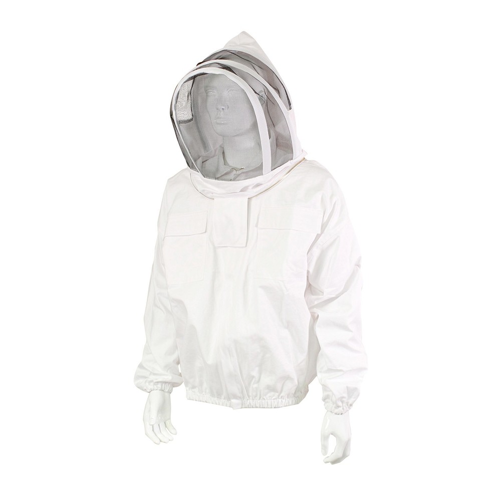 Rural365 Beekeeping Jacket and Veil – 2XL Lightweight Beehive Suit Jacket
