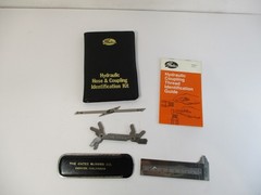 1981 GATES Hydraulic Hose & Coupling Identification Kit w/ Book (3) Tools LN