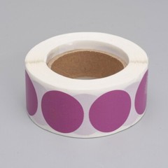 Purple Blank Sticker Labels 500 each per roll Great for Orders Crafts work & Fun
