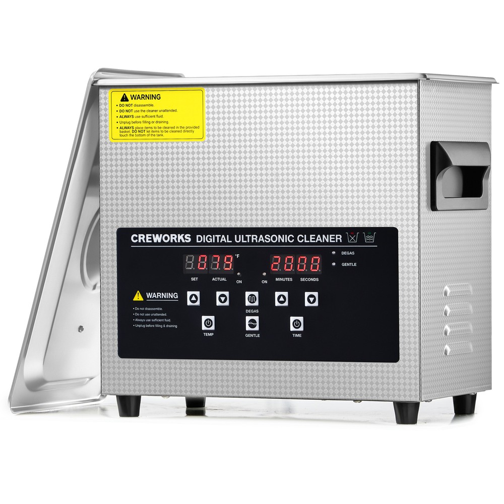 3L Ultrasonic Cleaner with 1-30min Timer 150W Heater Digital Control Panel