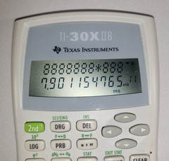 Texas Instruments TI-30X IIB Scientific Calculator Gray & White w/ Cover Tested