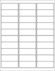 500 Sheets 1×2-5/8 Address Shipping Labels – Bulk Pack for Laser/Inkjet Printers