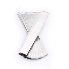 SHONAN Pure Nickel Strip 99.6% Nickel, 2 0.15 x 6 x 50 mm, 50 Pieces, Silver