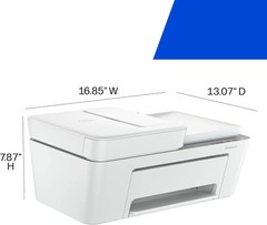 HP DeskJet 4327 Wireless All-in-One Color Inkjet Printer, Scanner, Copier, 6 Mon