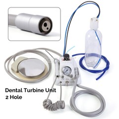 Portable Dental Turbine Unit 4 Hole with Air Compressor/High Low Speed Handpiece