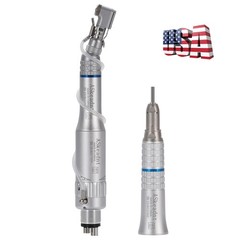 dental Contra Angle Straight Handpiece Air Motor 2/4H Micromotor fit NSK USPS!