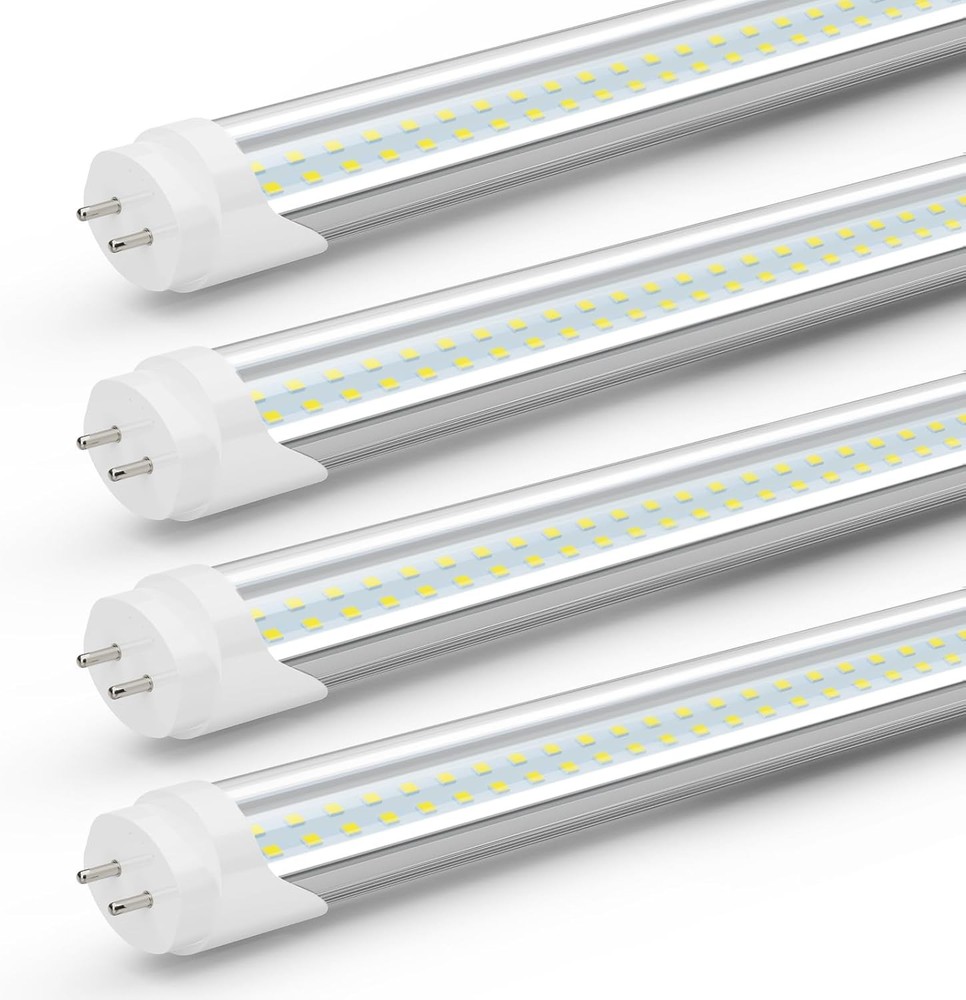 4 Foot T8 LED Bulbs 24W 3120LM 6500K Cool White Type A+B 4 Pack