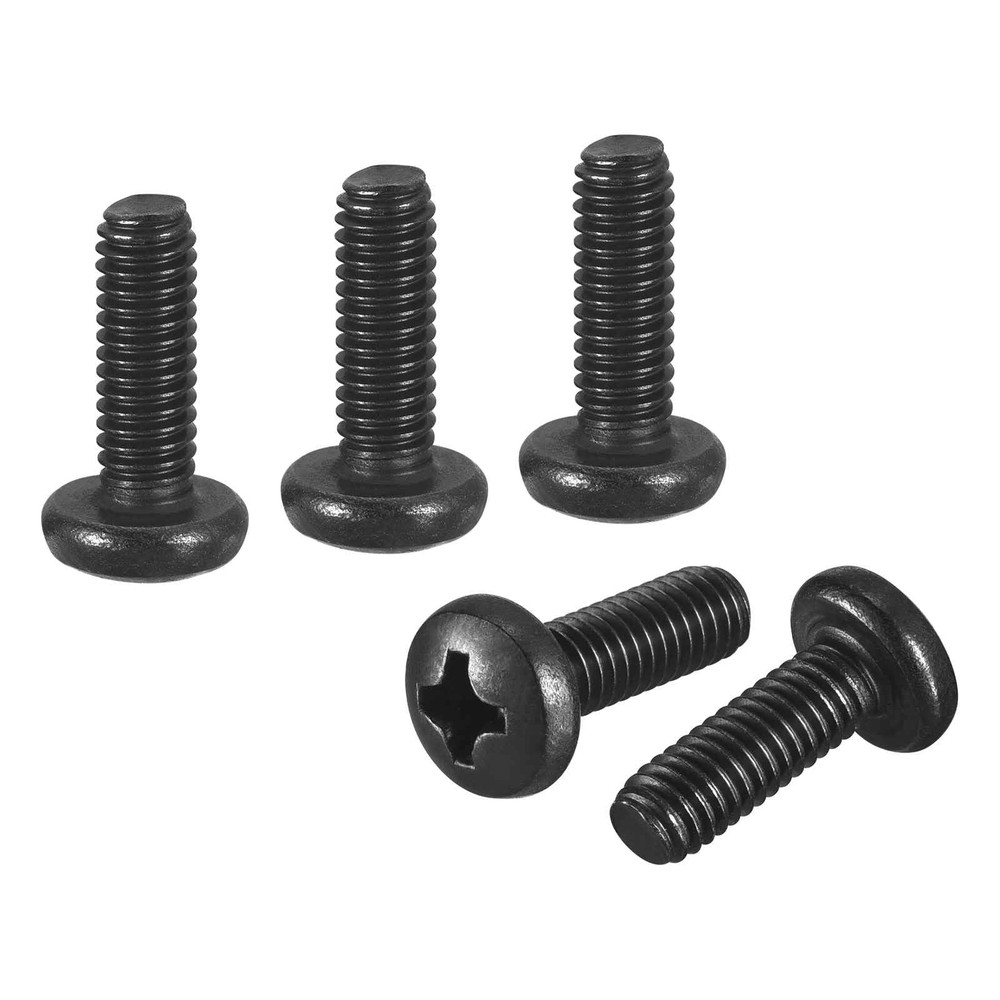 M4-0.7×12 Pan Head Machine Screws – 50pcs – Good for Machinery – 304 Stainles…