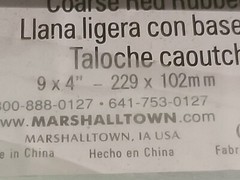 NEW GENUINE Marshalltown 9″ X 4″ Coarse Red Rubber Float 10754