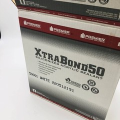 Premier XtraBond 50 Siliconized Acrylic Sealant White Paintable 10.1oz 24/case