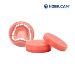 NOBILCAM Pink PMMA Disc Block FOR Digital Denture Base 95MM/98MM