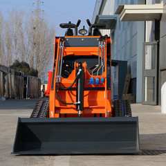 2026 Brand New 24HP Mini Skid Steer Stand-on Three-stage pump Twin cylinder