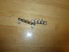 LOT/3 VTG 3 POSITION TERMINAL LUG STRIP PHENOLIC SOLDER LUG FOR AMPS,NOS