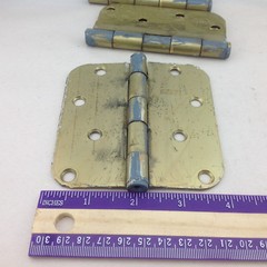 Stanley Door Hinges 3 2x4in round edge 1 2.25x4in Rectangle 1 2×3.5in Rectangle