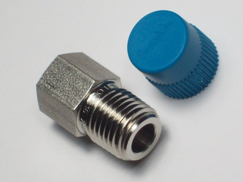 1 – Swagelok Stainless Steel Reducer, 1/4″ Male NPT x 1/8″ FNPT, SS-4-RB-2
