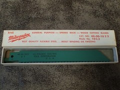 (5-pk) 48-00-1022 Milwaukee 6T, 3/4″ SAWALL Blades 6″ OAL, NOS (BN85)